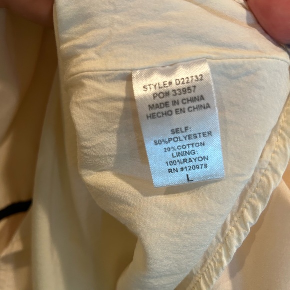 Entro Elegant Cream Dress - Picture 6 of 7